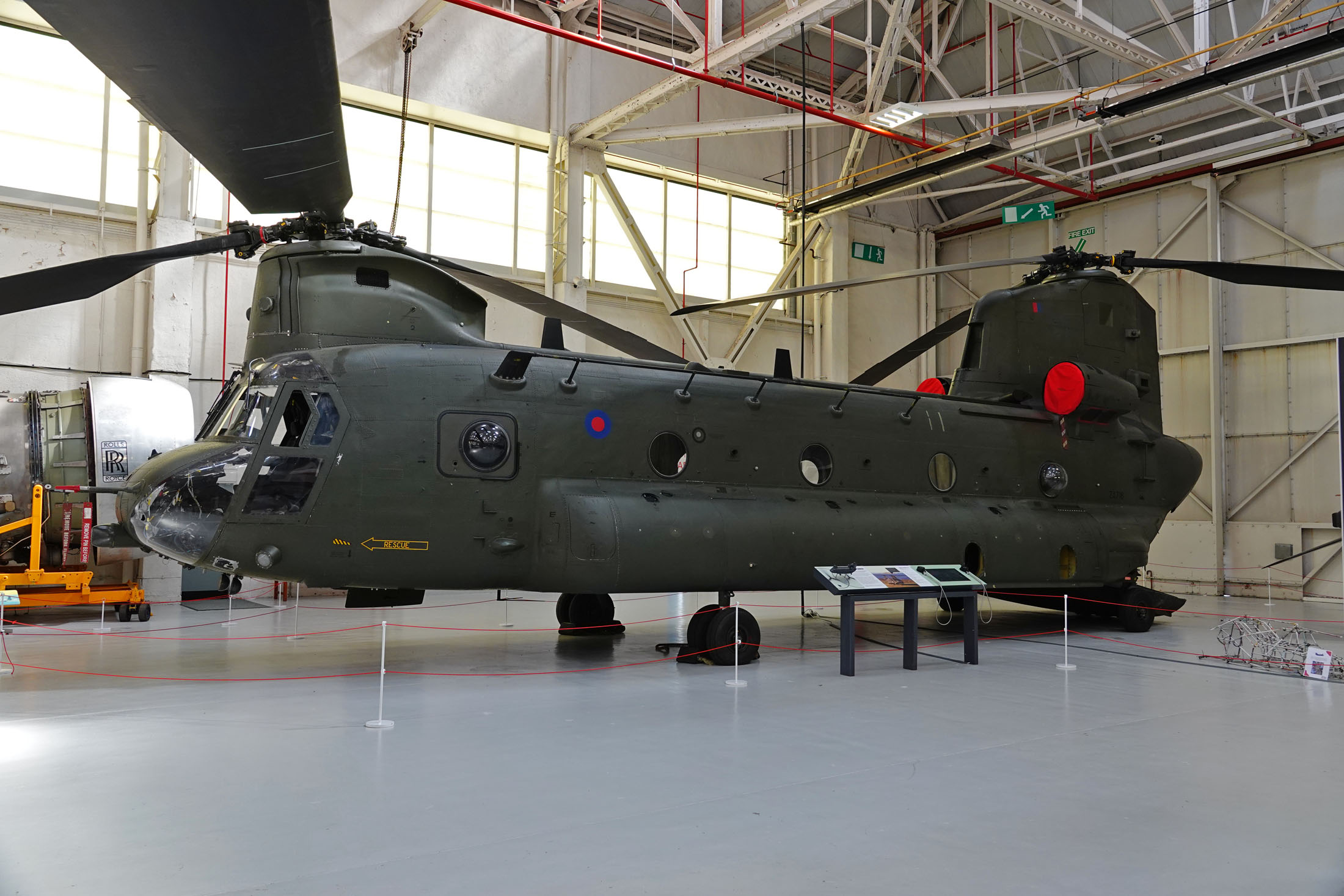 Boeing Chinook HC.6A ZA718/BN RAF, Royal Air Force Museum Midlands, Cosford, UK