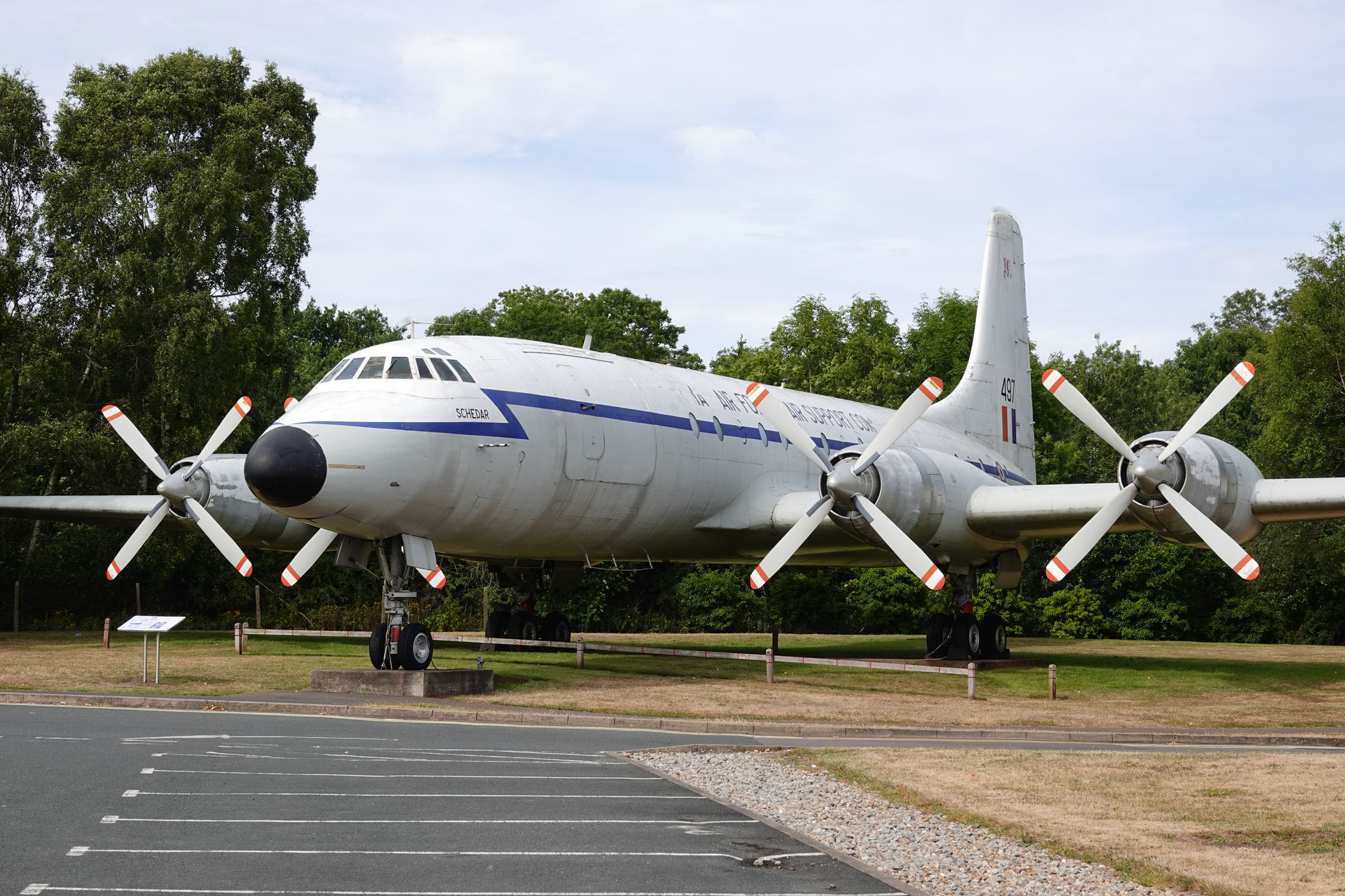 Bristol Britannia 312 G-AOVF/497 RAF, Royal Air Force Museum Midlands, Cosford, UK