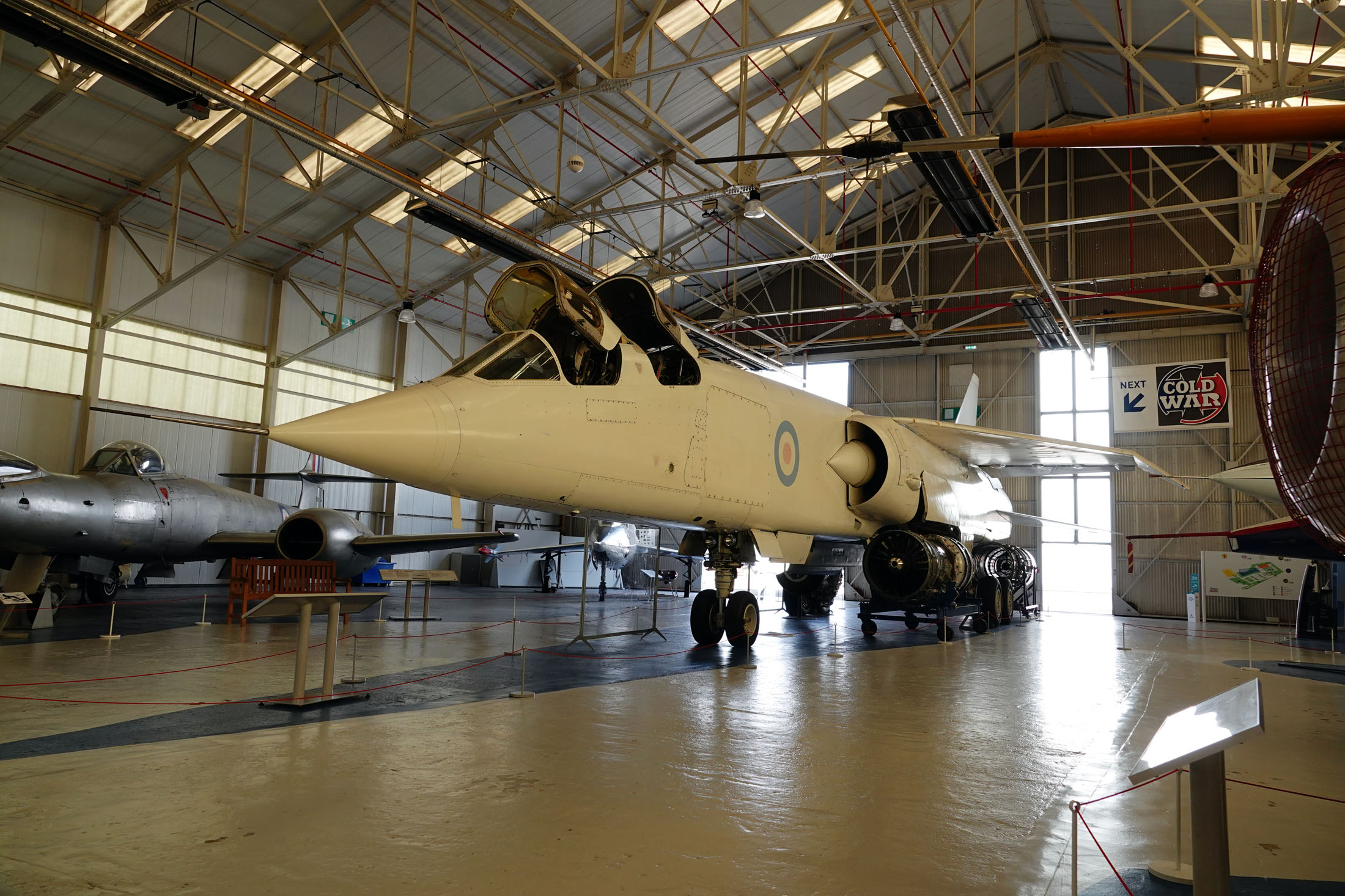 British Aircraft Corporation TSR.2 XR220 RAF, Royal Air Force Museum Midlands, Cosford, UK