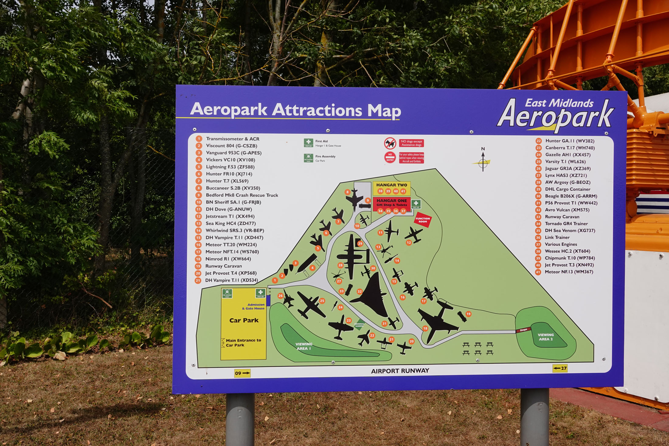 East Midlands Aeropark map