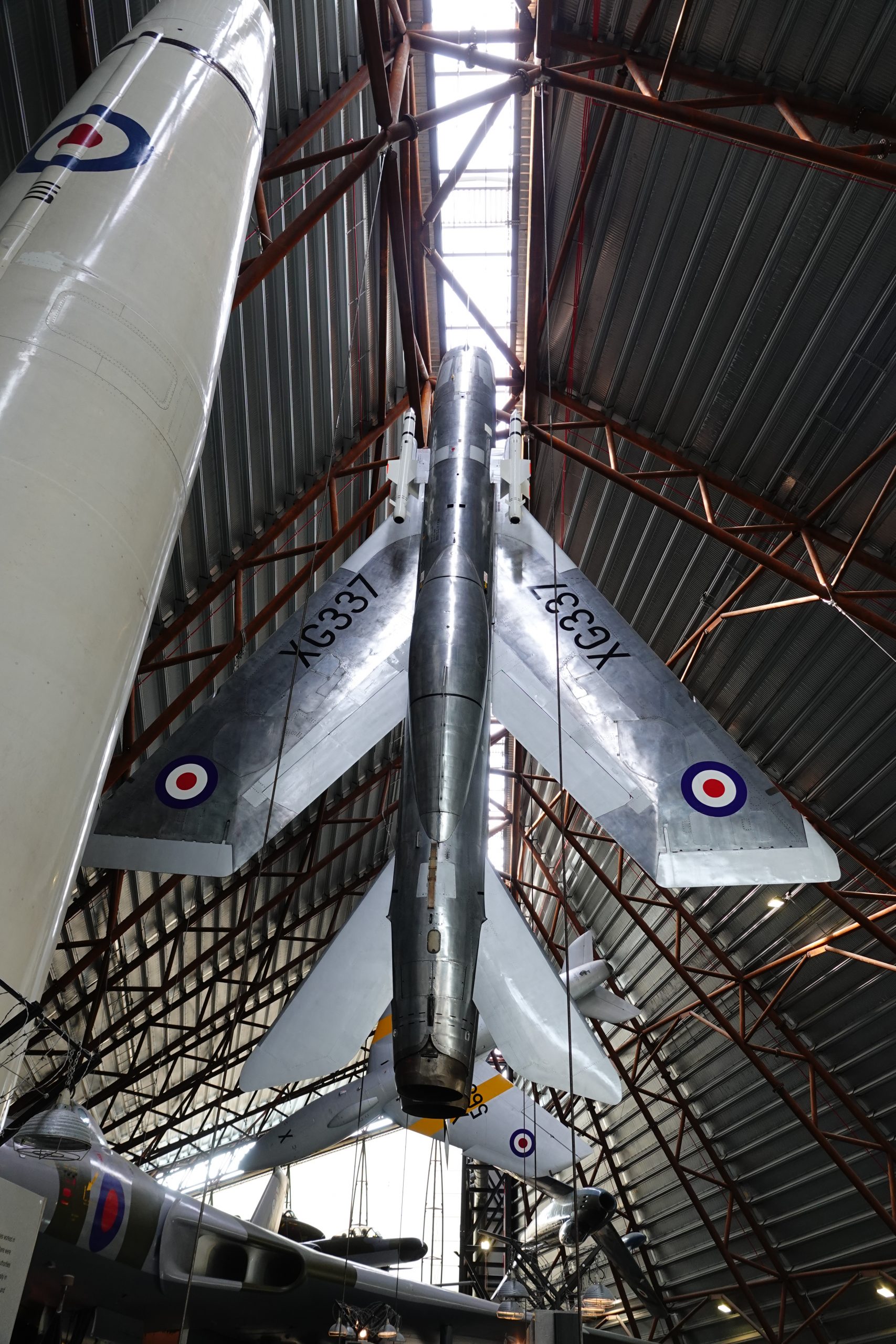 English Electric Lightning F.1/P.1B XG337 RAF, Royal Air Force Museum Midlands, Cosford, UK