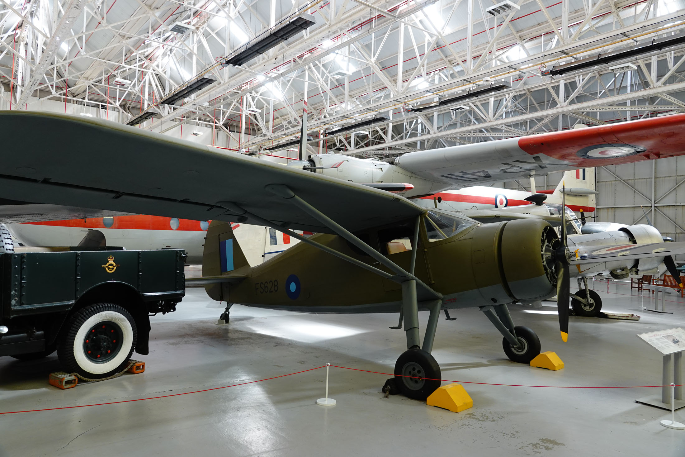 Fairchild F-24 Argus FS628 RAF, Royal Air Force Museum Midlands, Cosford, UK