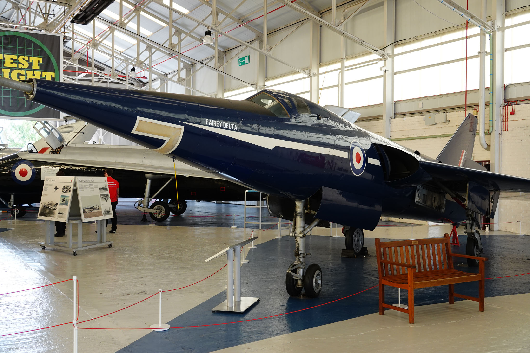 Fairey FD.2 WG777 RAF, Royal Air Force Museum Midlands, Cosford, UK