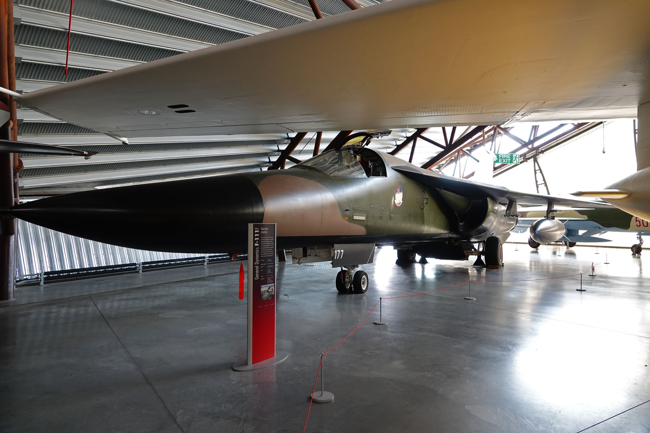 General Dynamics F-111F-CF 74-0177/LN USAF, Royal Air Force Museum Midlands, Cosford, UK