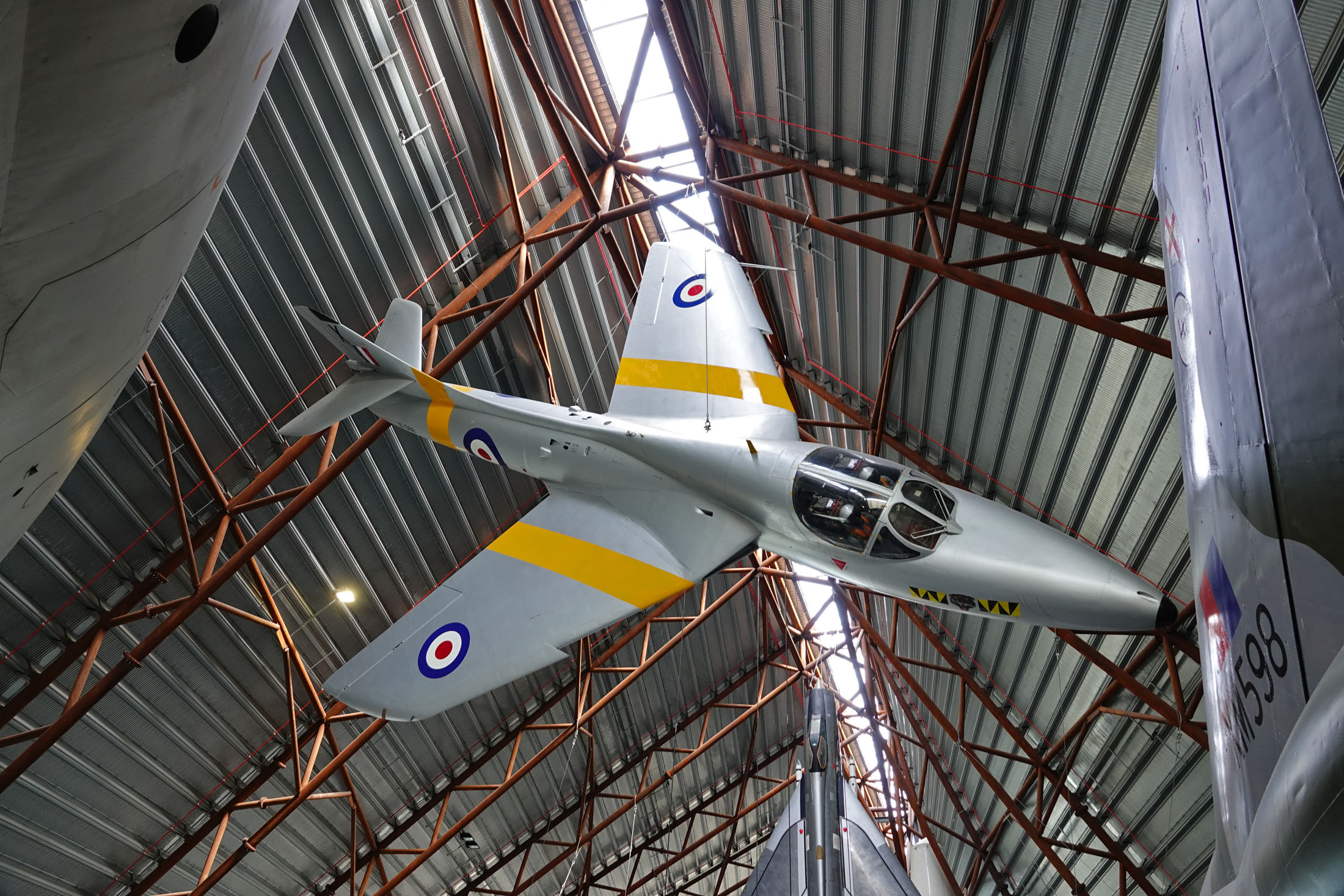 Hawker Hunter T.7A XL568 RAF, Royal Air Force Museum Midlands, Cosford, UK