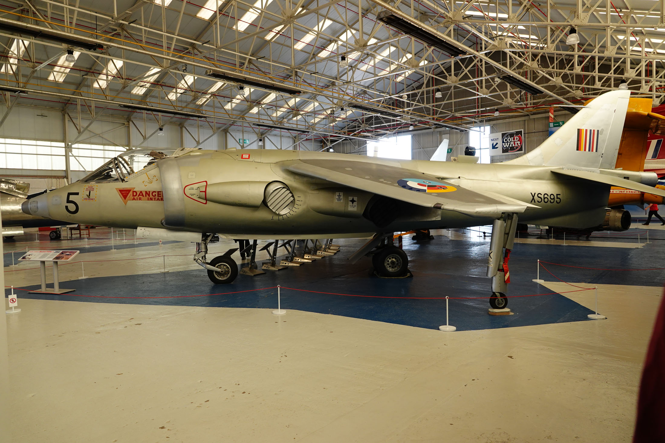 Hawker Siddeley Kestrel FGA.1 XS695/5 RAF, Royal Air Force Museum Midlands, Cosford, UK