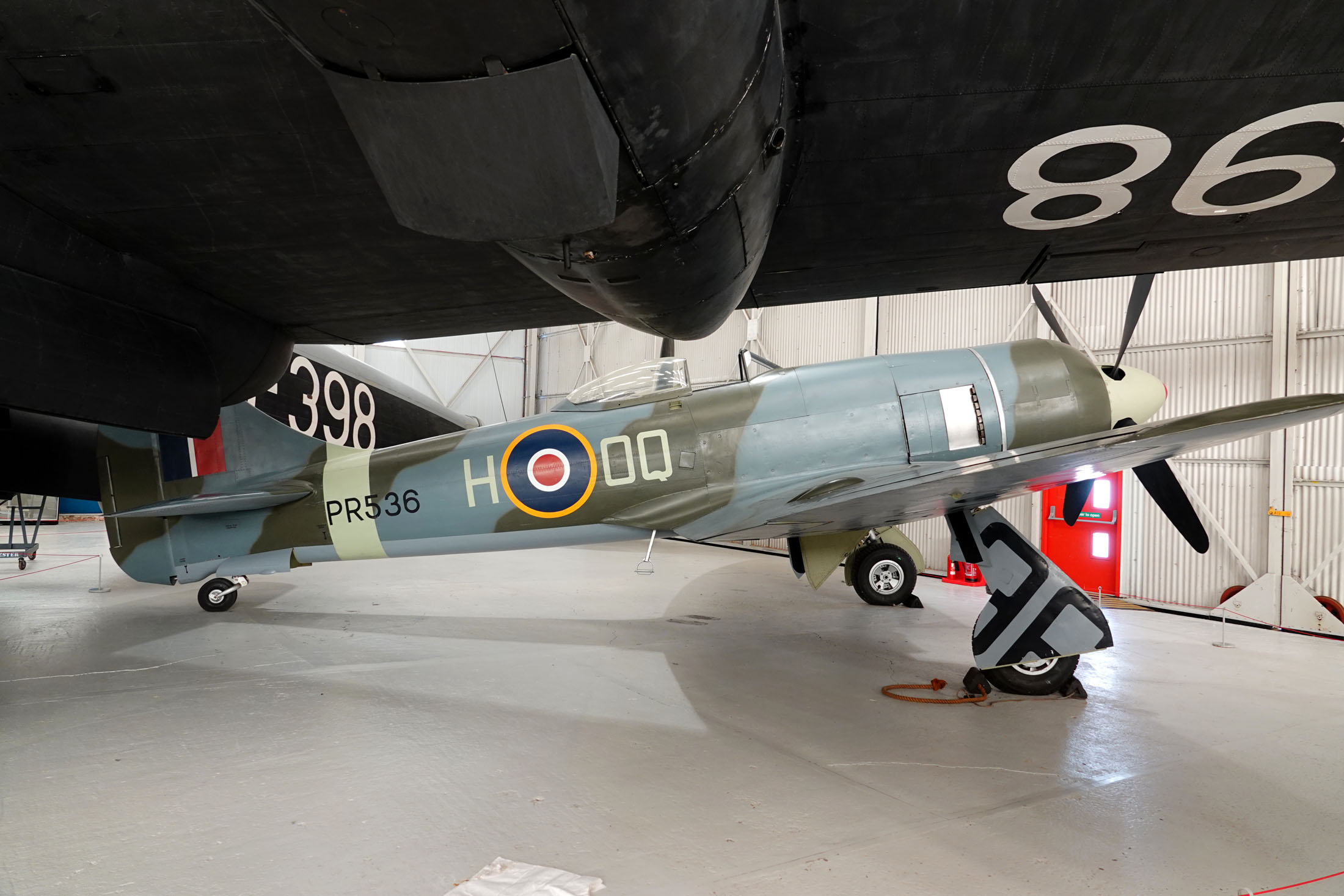 Hawker Tempest Mk.II PR536/OQ-H RAF, Royal Air Force Museum Midlands, Cosford, UK