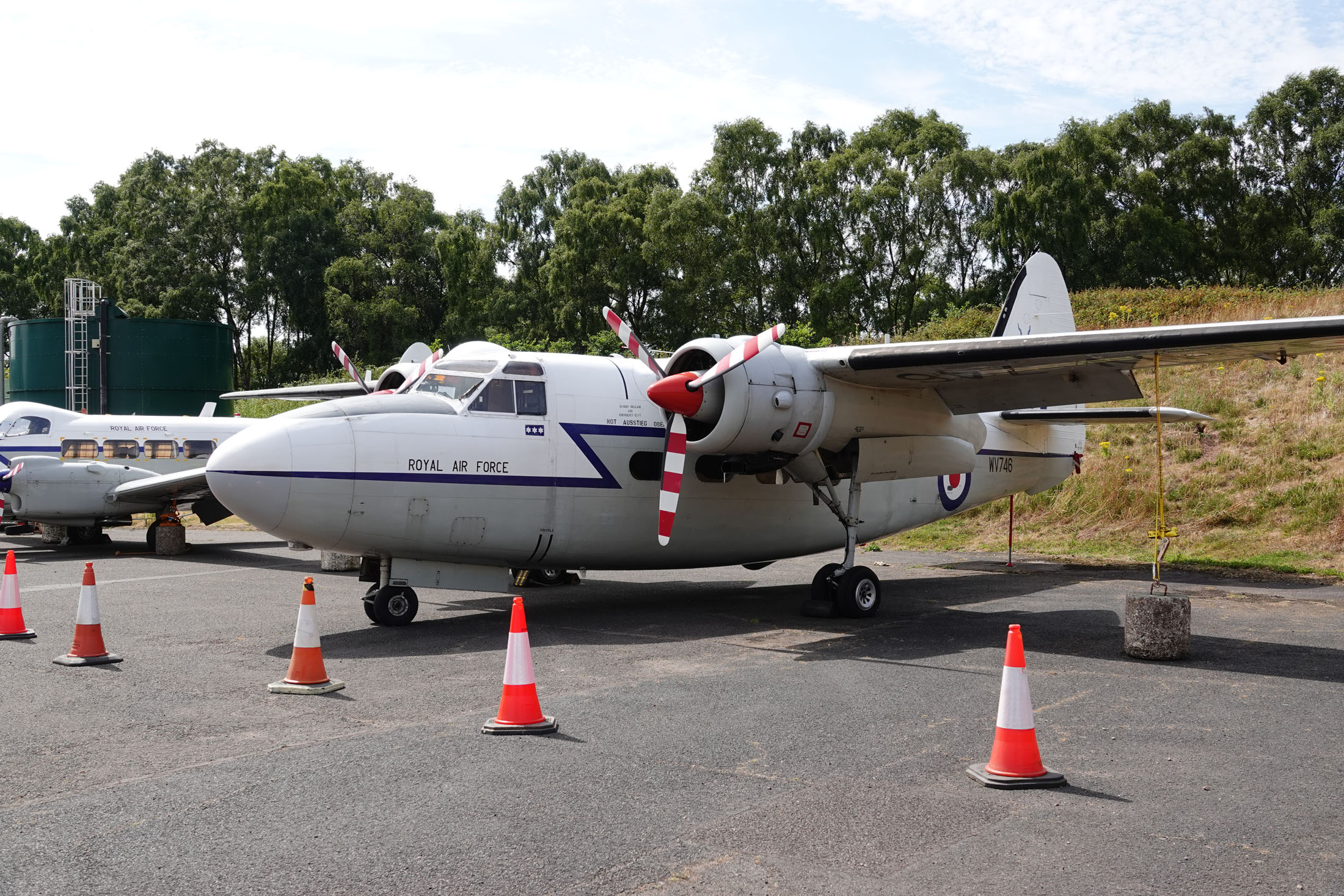 Hunting Percival Pembroke C.1 WV746 RAF, Royal Air Force Museum Midlands, Cosford, UK