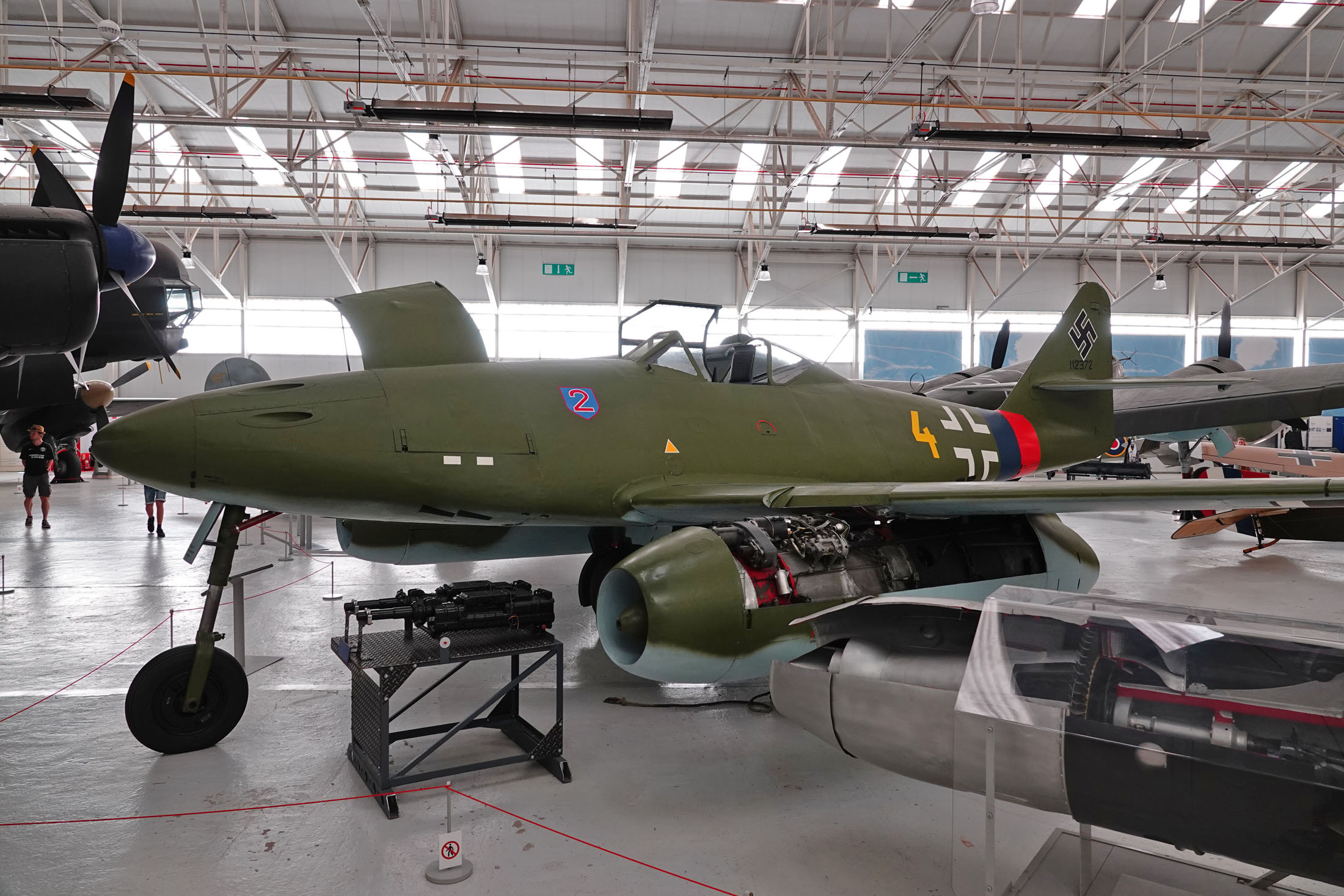 Messerschmitt Me 262A-2a 112372/4 Luftwaffe, Royal Air Force Museum Midlands, Cosford, UK