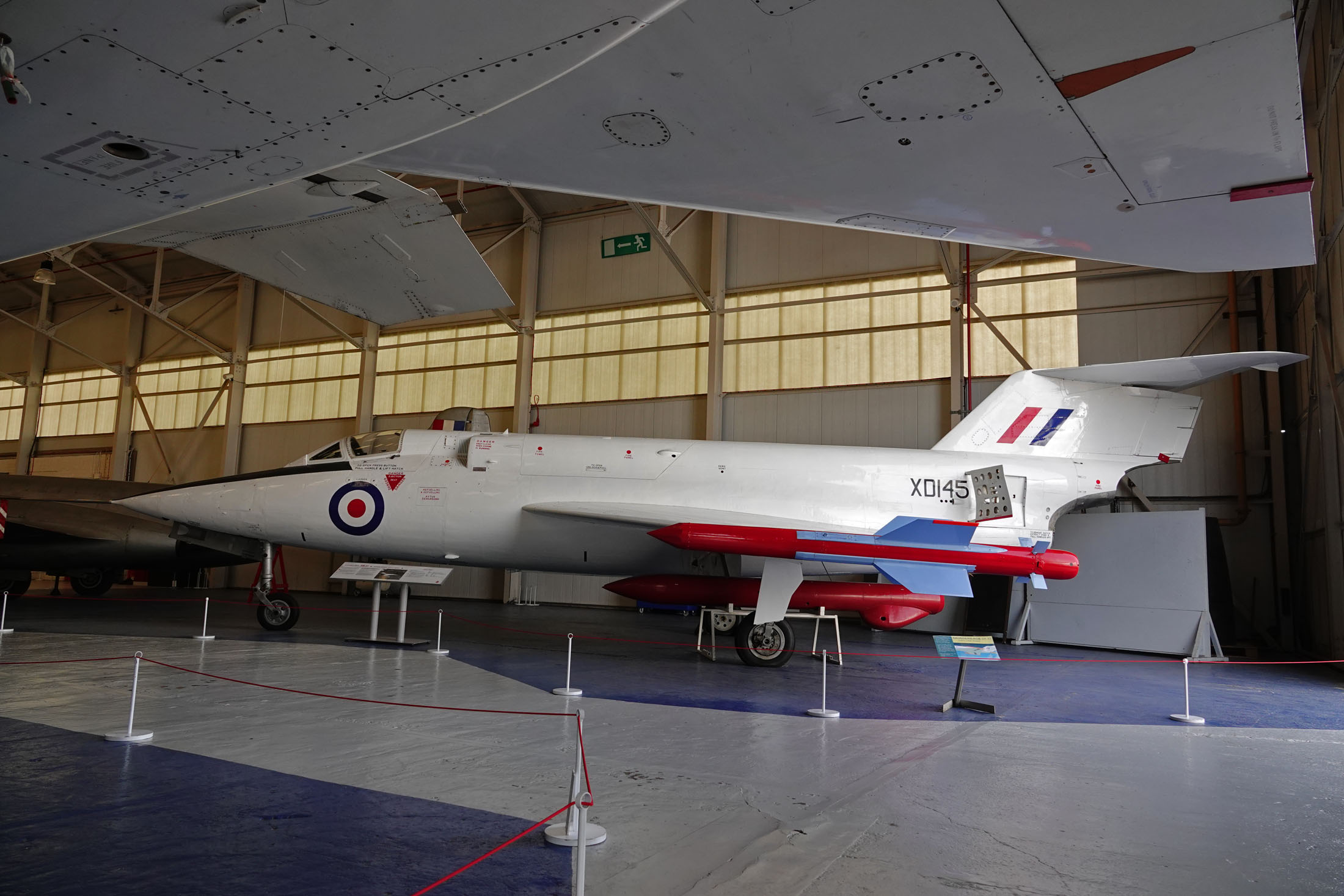 Saunders-Roe SR.53 XD145 RAF, Royal Air Force Museum Midlands, Cosford, UK