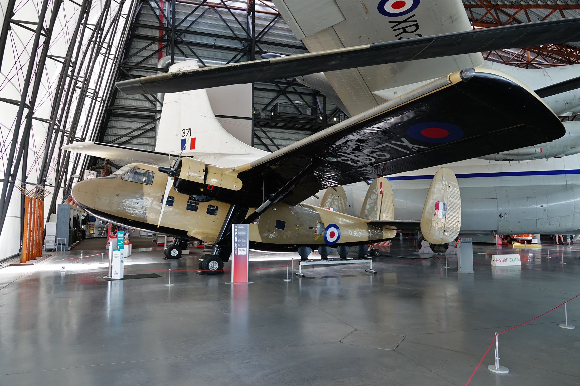 Scottish Aviation Twin Pioneer CC.II XL993 RAF, Royal Air Force Museum Midlands, Cosford, UK