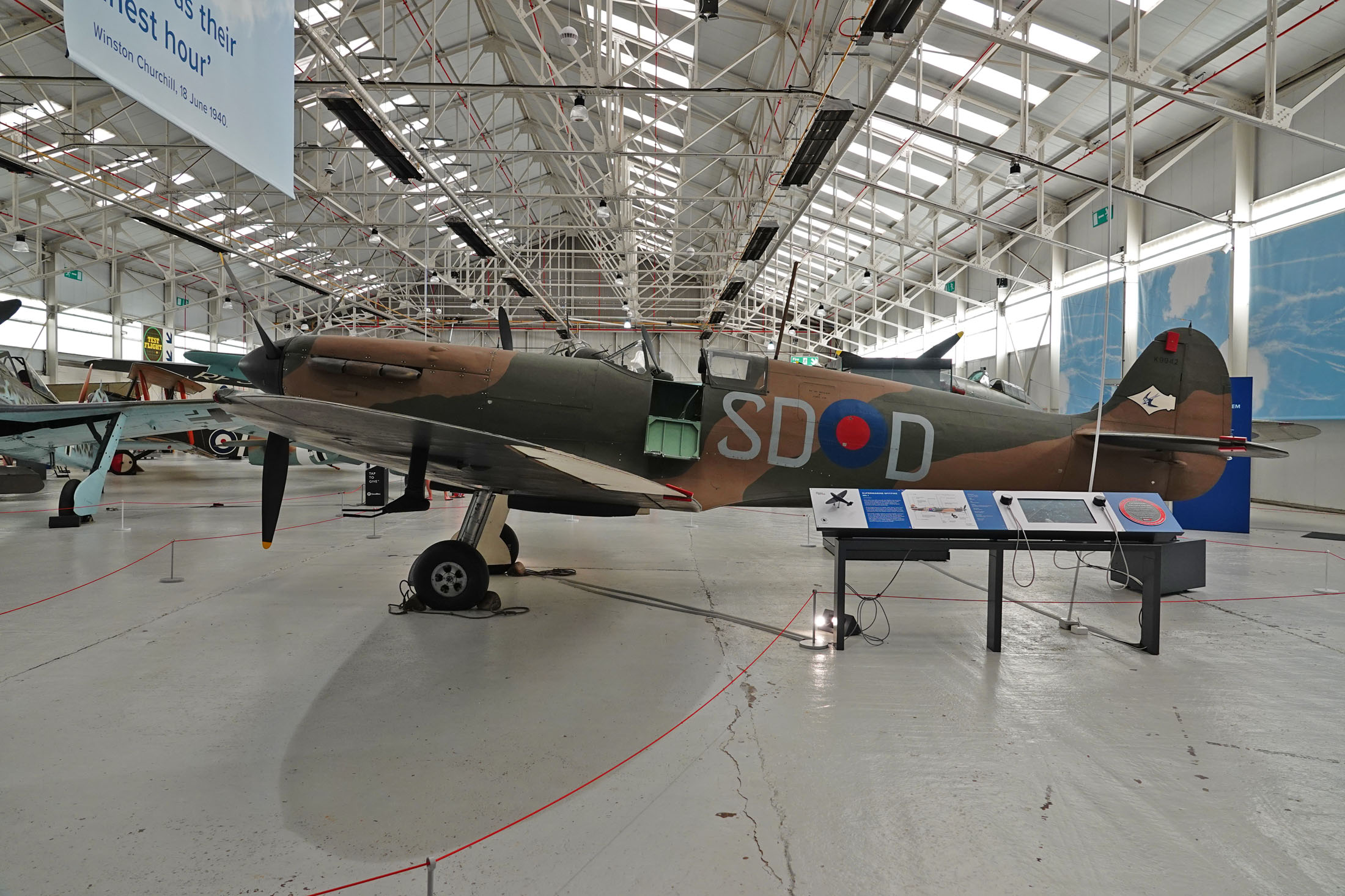 Supermarine Spitfire I K9942/SD-D RAF, Royal Air Force Museum Midlands, Cosford, UK