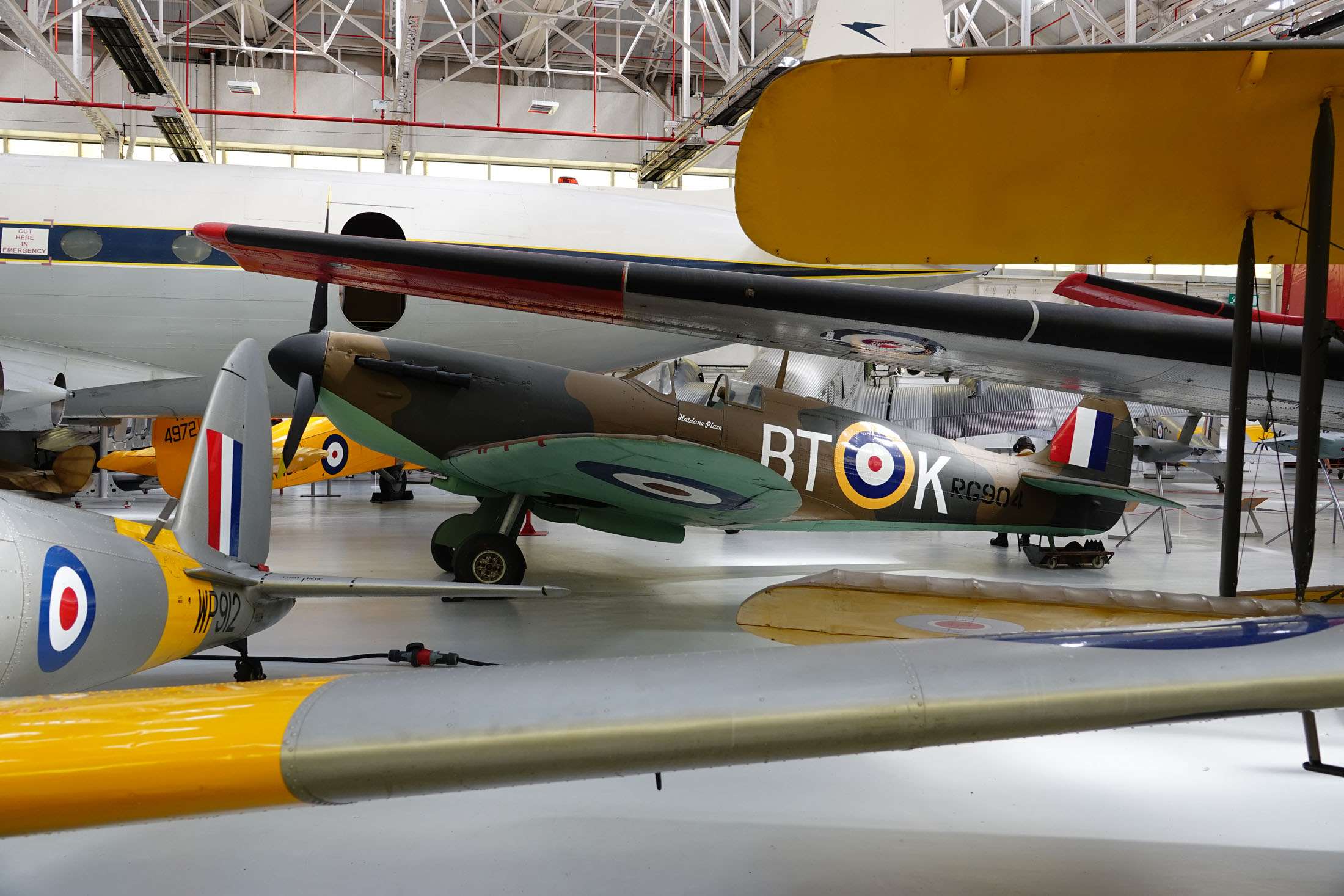 Supermarine Spitfire (Replica) RG904/BT-K RAF, Royal Air Force Museum Midlands, Cosford, UK