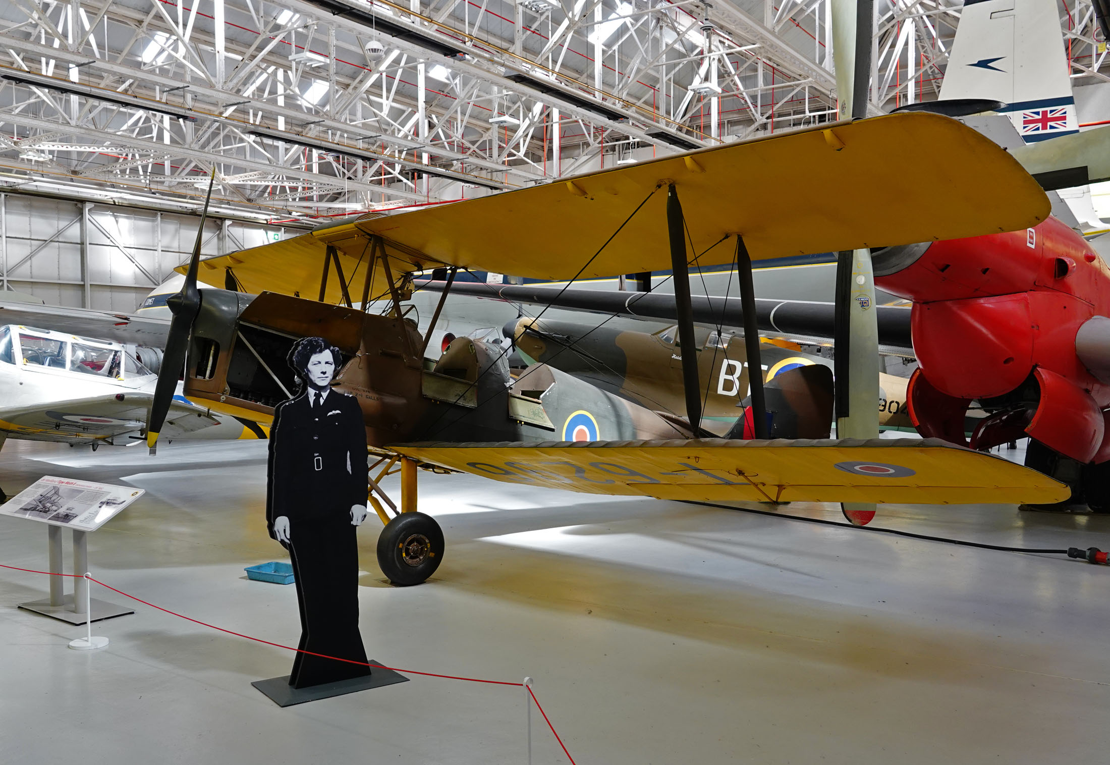 de Havilland DH.82a Tiger Moth II T6296 RAF, Royal Air Force Museum Midlands, Cosford, UK