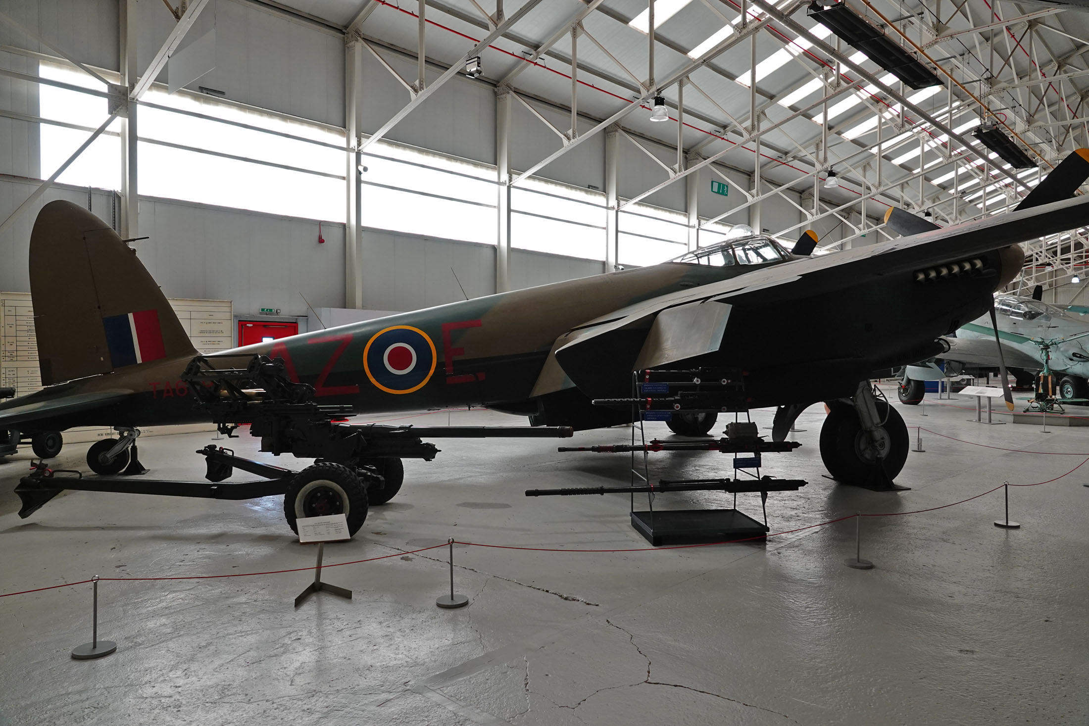 de Havilland Mosquito TT.35 TA639/AZ-E RAF, Royal Air Force Museum Midlands, Cosford, UK