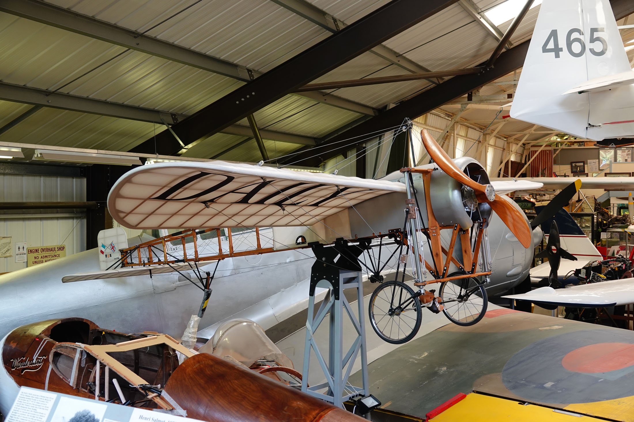 Bleriot model, Museum of Berkshire Aviation, Woodley