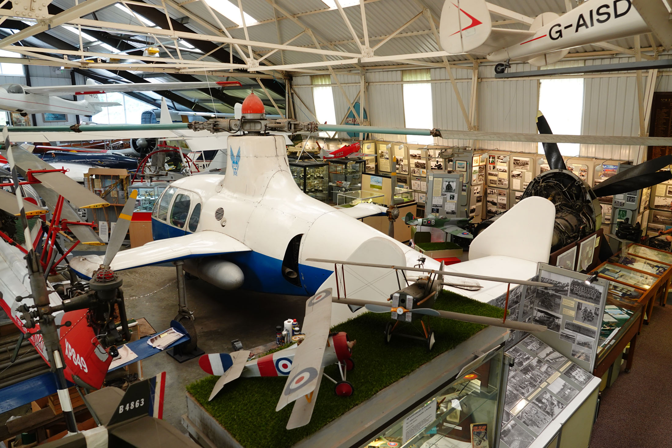 Fairey FB.2 Gyrodyne XJ389 RAF, Museum of Berkshire Aviation, Woodley