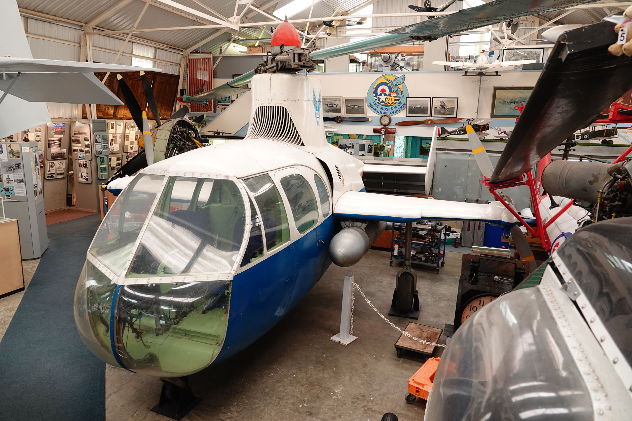 Fairey FB.2 Gyrodyne XJ389 RAF, Museum of Berkshire Aviation, Woodley