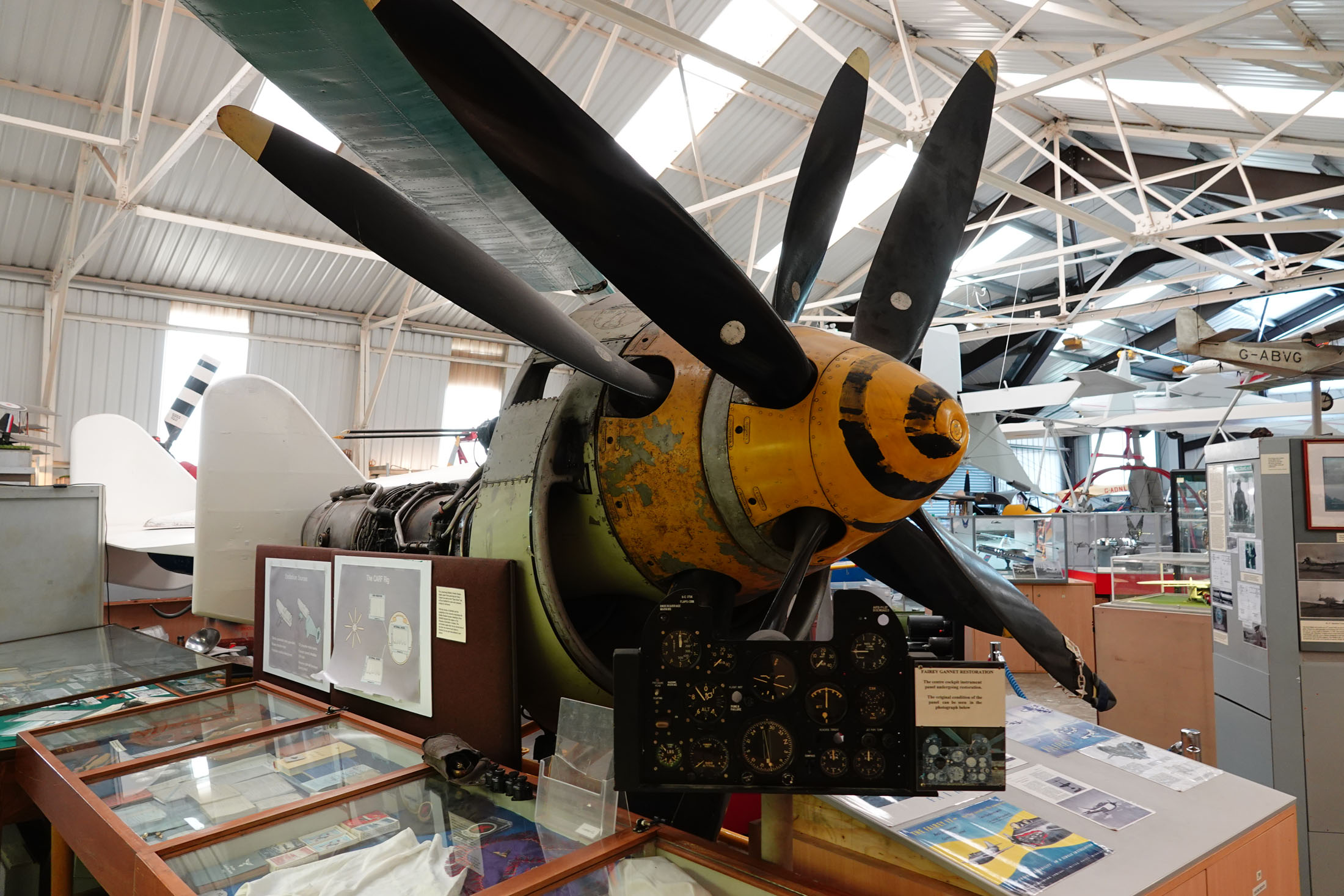 Fairey Gannet restoration, Museum of Berkshire Aviation, Woodley