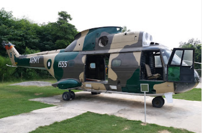 Sud Aviation SA330J Puma 1555 Pakistan Army, Vintage Park Ayub National Park, Rawalpindi Pakistan