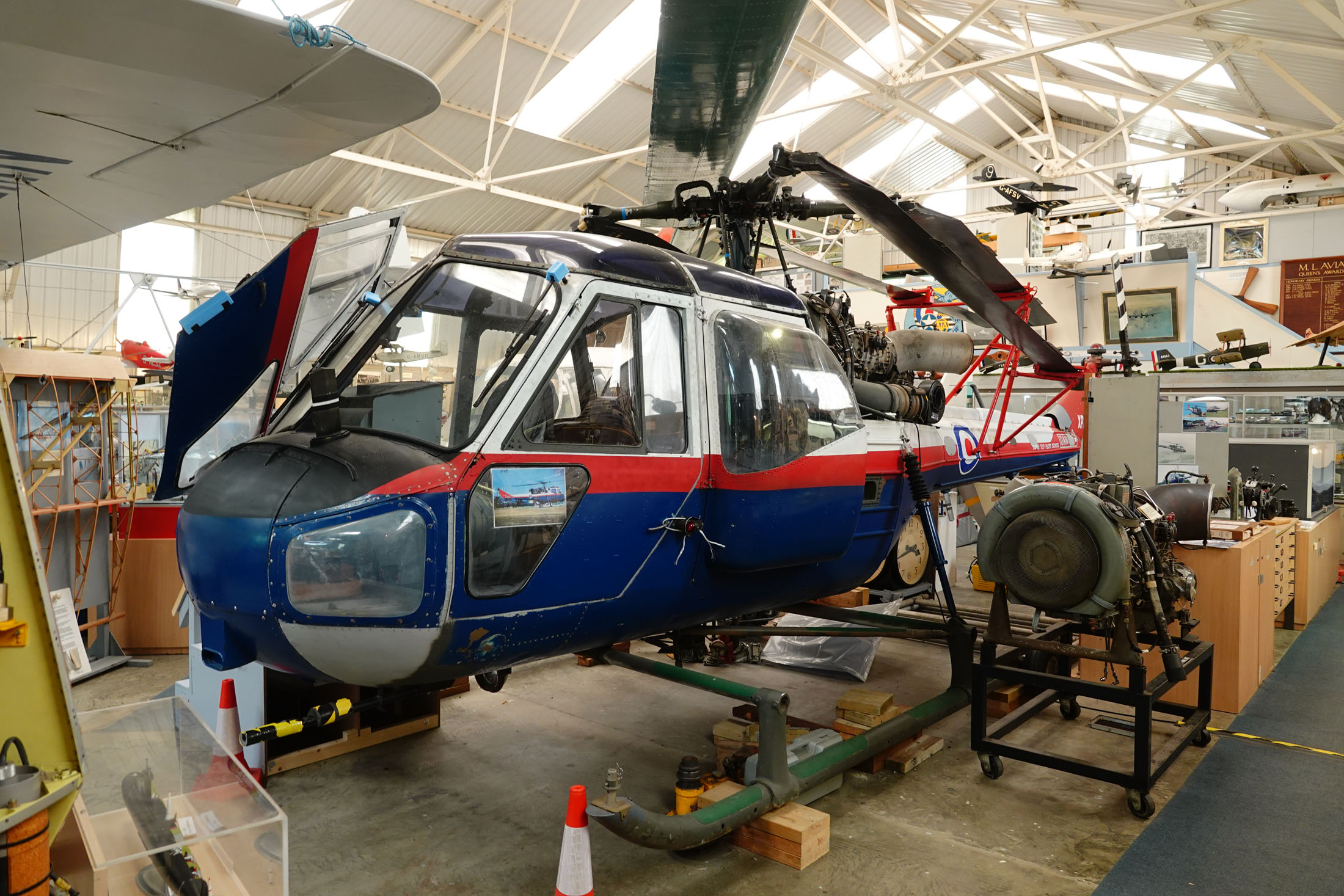 Westland Scout AH.1 XP849 ETPS RAF, Museum of Berkshire Aviation, Woodley