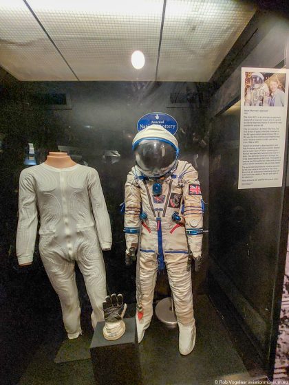 Helen Sharman Sokol KV-2 spacesuit for MIR | Science Museum London