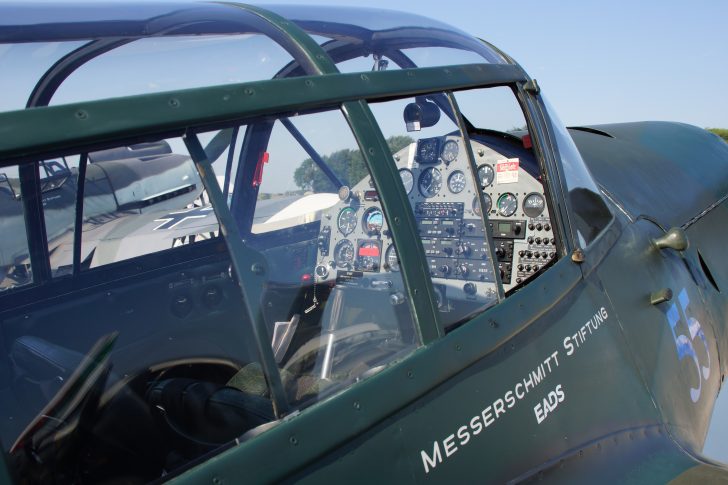 Messerschmitt Bf (Me) 108 B Taifun (D-ESBH) ES+BH Luftwaffe | Messerschmitt Flugmuseum