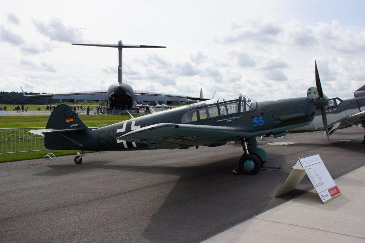 Messerschmitt Bf (Me) 108 B Taifun (D-ESBH) ES+BH Luftwaffe | Messerschmitt Flugmuseum