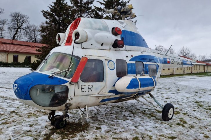 Mi-2 SP-SER Muzeum Ratownictwa w Krakowie KGHM IL