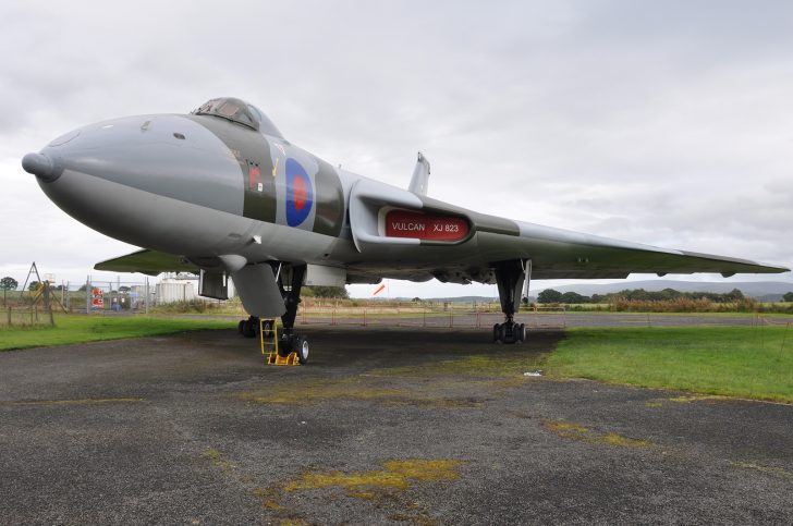 Avro Vulcan B.2 XJ823 RAF, Solway Aviation Museum at Carlisle Lake District Airport