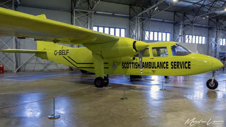 Britten-Norman BN-2A-26 Islander G-HEBZ Scottish Ambulance Service