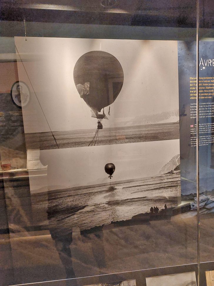 Hydrogen balloon called the Örnen (The Eagle)