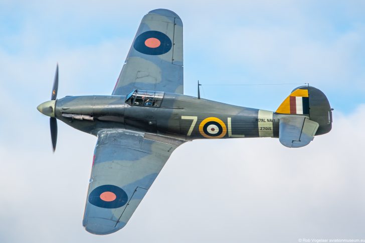 Hawker Sea Hurricane Mk.1B (G-BKTH) Z7015/7-L FAA, Shuttleworth Collection