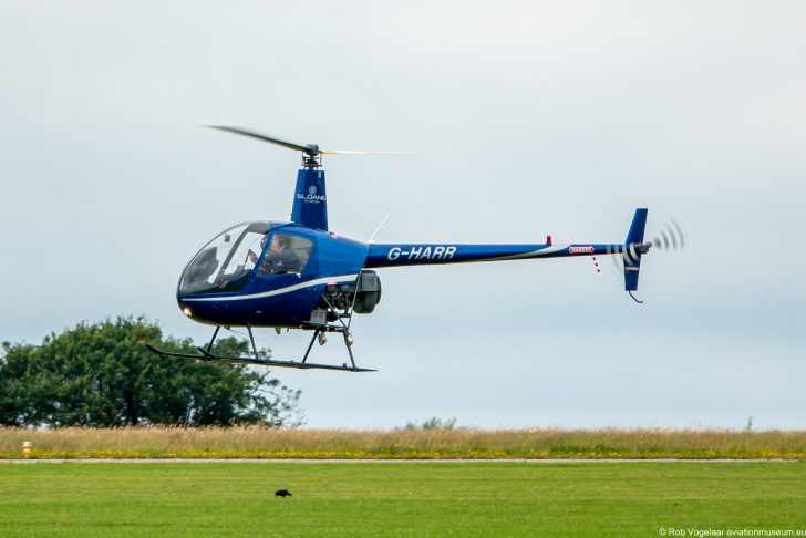 Robinson R22 G-HARR, Sywell Aviation Museum in Northamptonshire